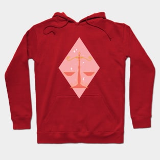 Libra Scales (Pink) Hoodie